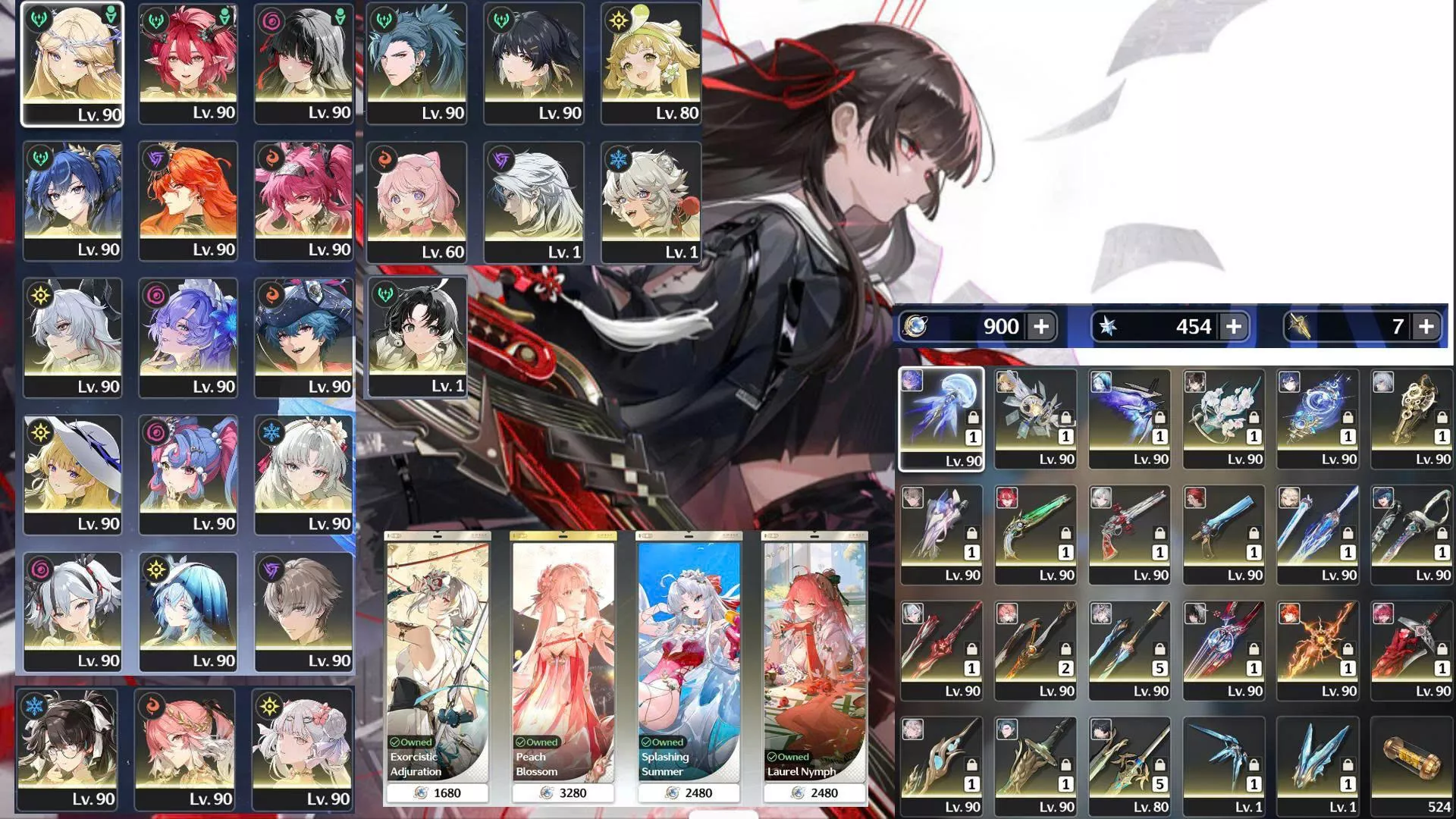 VJP : Gần full char trấn - banner nhân vật đã lệch